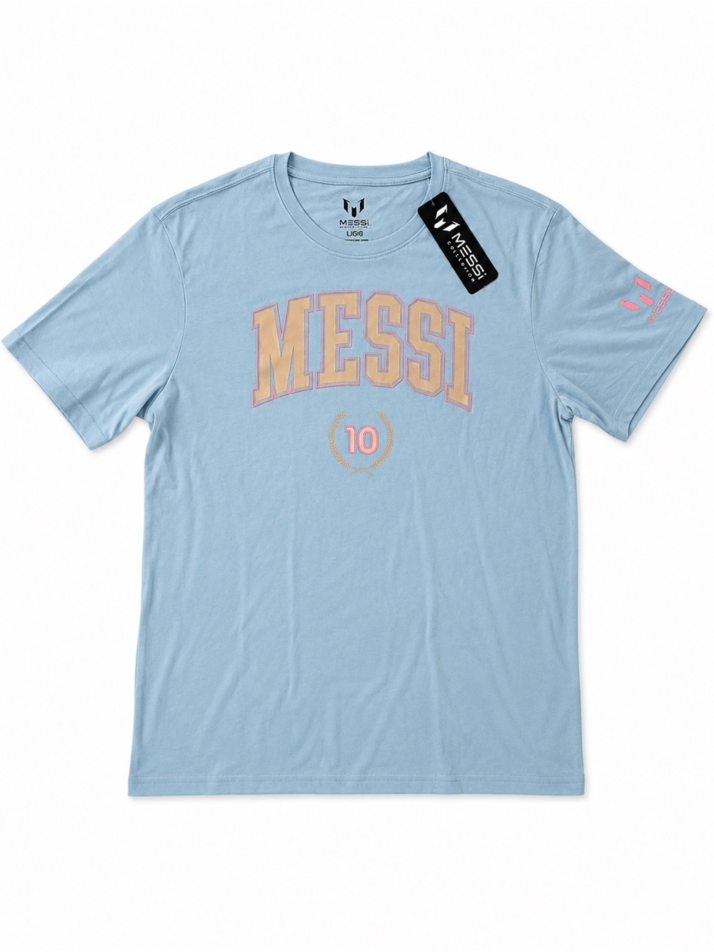 Messi Light Blue Logo Tee - Messi Brand